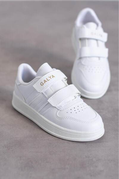 Bolalar uchun Velcro oq chaqaloq sport poyabzallari - GALYA SHOES