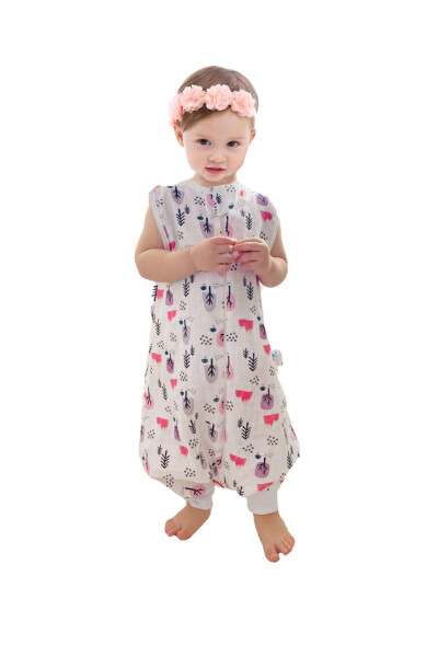 Bolalar uchun yozgi bahorgi uxlash xalati Oeko-tex sertifikatlangan muslin 0,5 Tog - 9