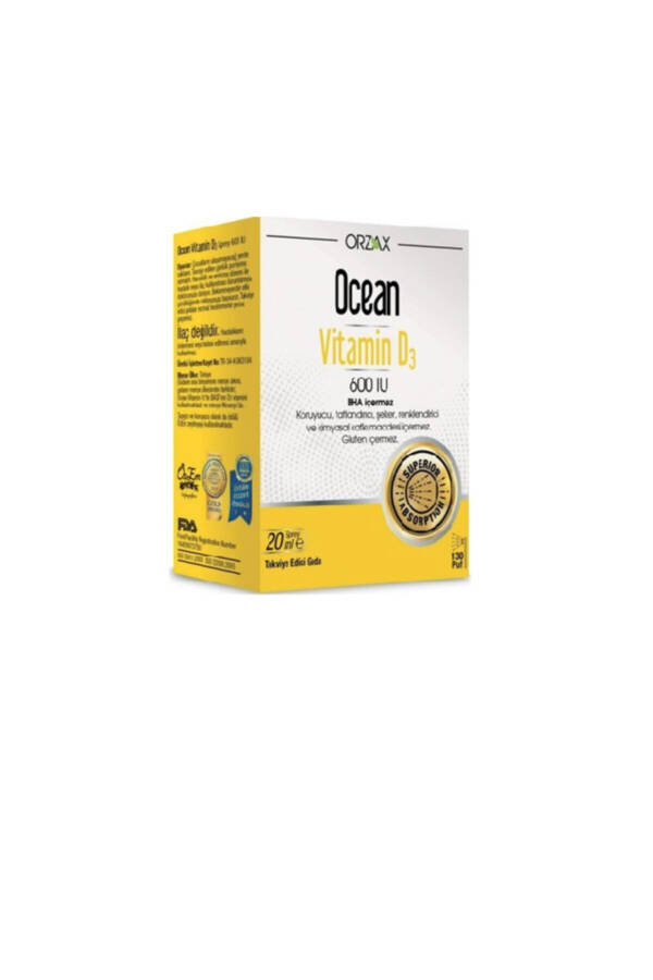 Bolalar va kattalar uchun D3 Vitamini 600 IU spreyi 20 ml - 1