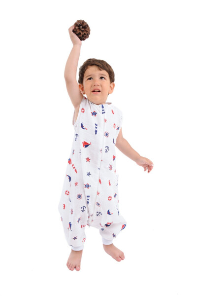 Bolalar yoz va bahor uchun uxlash xalati Oeko-tex sertifikatlangan muslin 0,5 Tog - 7