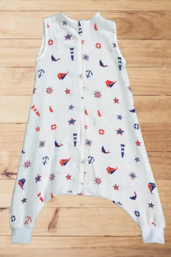 Bolalar yoz va bahor uchun uxlash xalati Oeko-tex sertifikatlangan muslin 0,5 Tog - 4