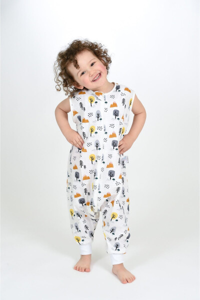 Bolalar yozgi uxlash xalta Oeko-tex sertifikatlangan muslin 0,5 Tog, 100% paxta, Sari daraxt - ENHITBABY