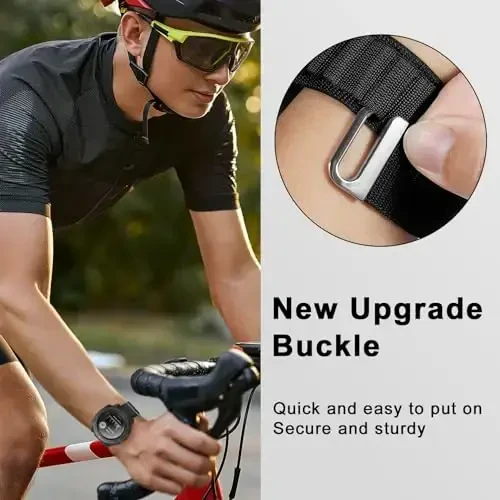 Bolesi Alpine Loop Nylon Watchband Compatible with Garmin Instinct 2 Solar, 22mm Soft Breathable Adjustable with C-Hook Sports Replacement Strap for Instinct Solar/Tactical/Esports/Tide Men Women - 3