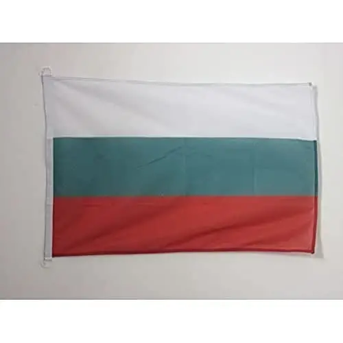 Bolgariya dengiz floti 18'' x 12'' - Bolgar bayroqlari 30 x 45 sm. - Qayiq uchun banner 12x18 dyuym - AZ FLAG 