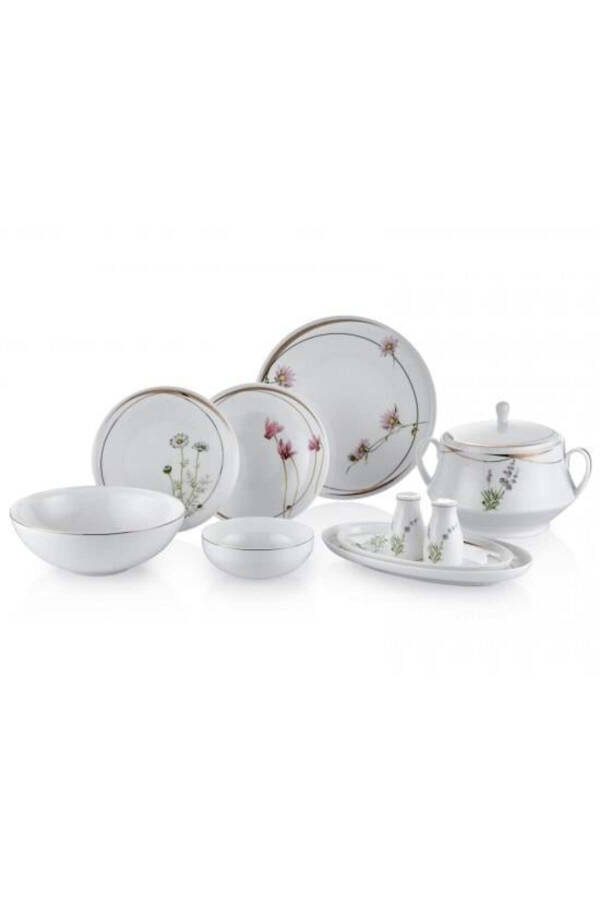 Bolivia Begonia 60 Piece 12 Person Bone China Dinner Set - 4