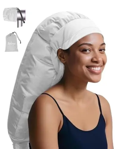 Boloye Hair Dryer Bonnet Attachment – Tezroq quritish va chuqur parvarishlash uchun 28.5