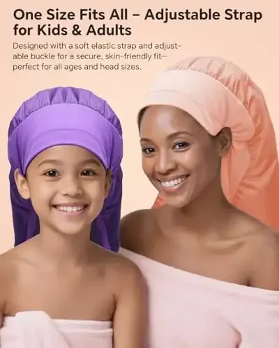 Boloye Hair Dryer Bonnet for Women, Large Bonnet Hooded Hair Dryer AttacModazoneent for Speeding Up Drying Time & Deep Conditioning, Fits All Head Sizes & Hair Styles, Purple (Large) - 7