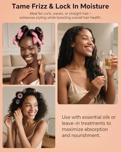 Boloye Hair Dryer Bonnet for Women, Large Bonnet Hooded Hair Dryer AttacModazoneent for Speeding Up Drying Time & Deep Conditioning, Fits All Head Sizes & Hair Styles, Purple (Large) - 5