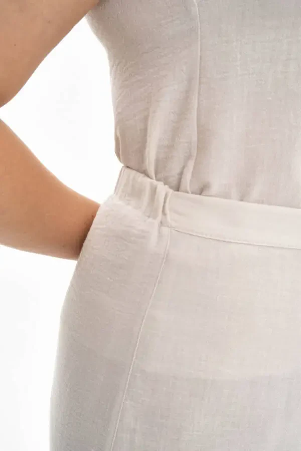 Болшая Разрез Базовая Брюки - 5