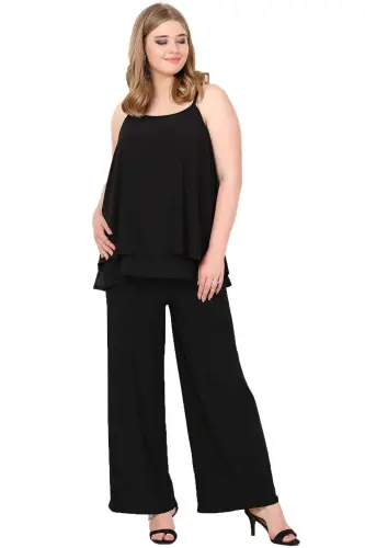 Большая шифоновая блузка-туника KL6969 - BÜYÜKBEDENIZ (1)