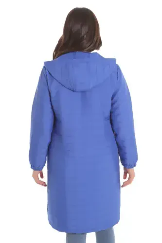 Большой мешкообразный горшок с квадратным узором на молнии - 5