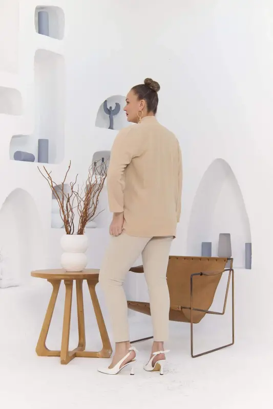 Большой размер норковая куртка майка двойка - 5