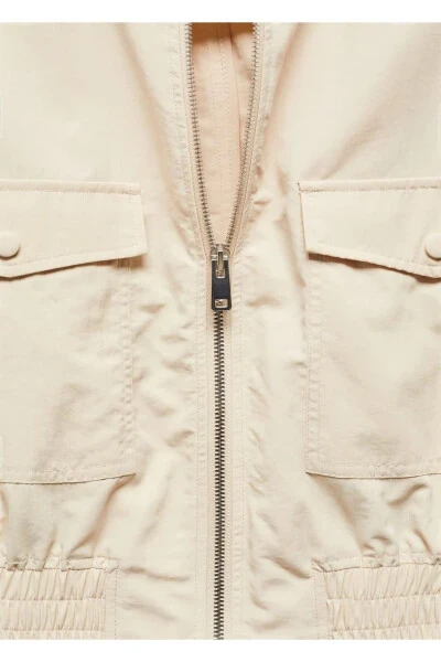 Bomber Jacket with Pockets - 6