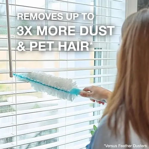 Bona Disposable Duster Refills - 5 Pack - High Performance Dusting System - Microfiber Dusters Remove Dust and Pet Hair for Quick Spot Cleaning - BONA (1)