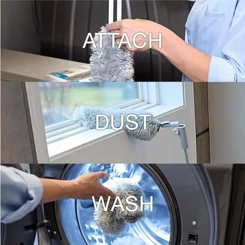 Bona Reusable Duster Refills - 2 Pack - High Performance Dusting System - Microfiber Dusters Remove Dust and Pet Hair for Whole-Home Cleaning - 6