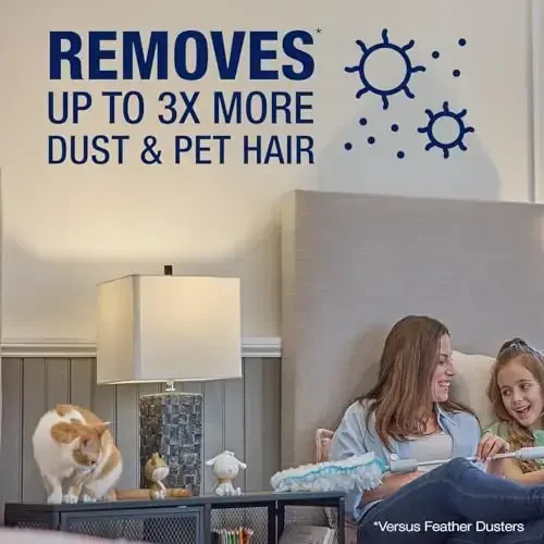 Bona Yuqori Samarali Chang Yig'ish Tizimi - 1 ta Uzatiluvchi Tutqich, 3 ta Bir Martalik Changlatgichlar, 1 ta Qayta Ishlatiluvchi Changlatgich va 1 ta Saqlash Xaltasi - Uzatiluvchi Chang Yig'ish To'plami - 2