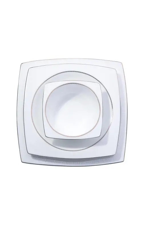 Bone Collection 60 Piece Square Dinner Set - 2