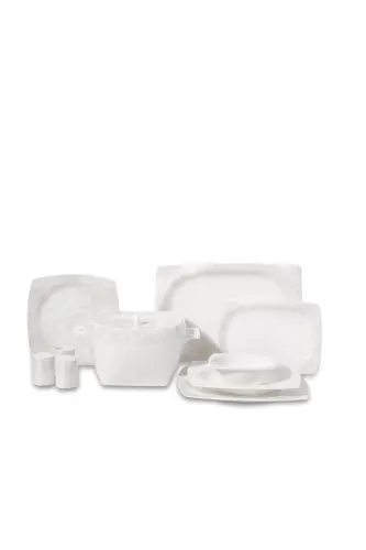 Bone Selection 60 dona kvadrat shaklli ovqat to'plami - 1