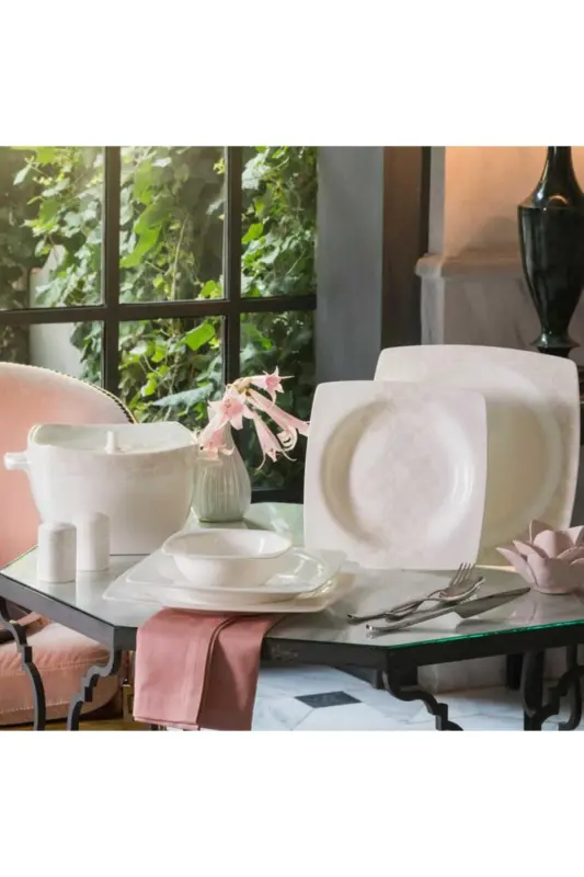 Bone Selection 60 dona kvadrat shaklli ovqat to'plami - 4