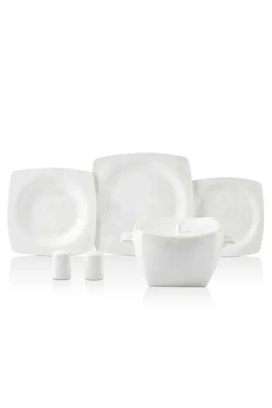 Bone Selection 60 dona kvadrat shaklli ovqat to'plami - 3