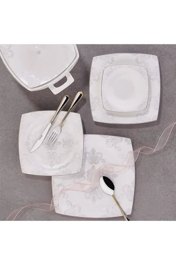 Bone Selection 60 dona kvadrat shaklli ovqat to'plami - 6