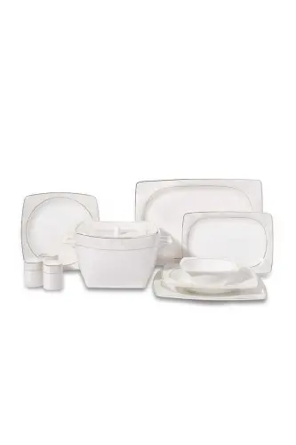 Bone Selection 60 dona kvadrat shaklli ovqat to'plami 9090204a8446 - KORKMAZ (1)