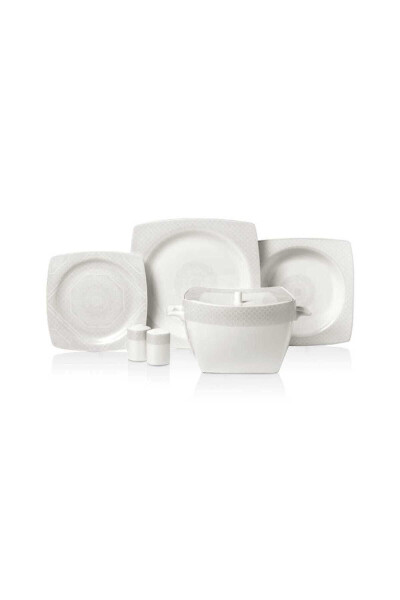 Bone Selection 60 dona kvadrat shaklli ovqat to'plami A8443 - 1