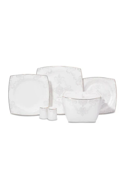 Bone Selection 60 Piece Square Dinner Set - 5