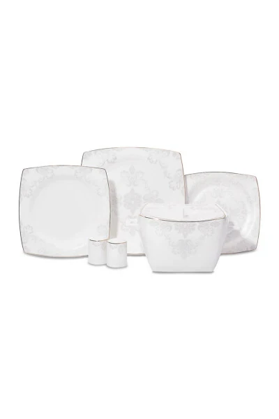 Bone Selection 60 Piece Square Dinner Set - 3