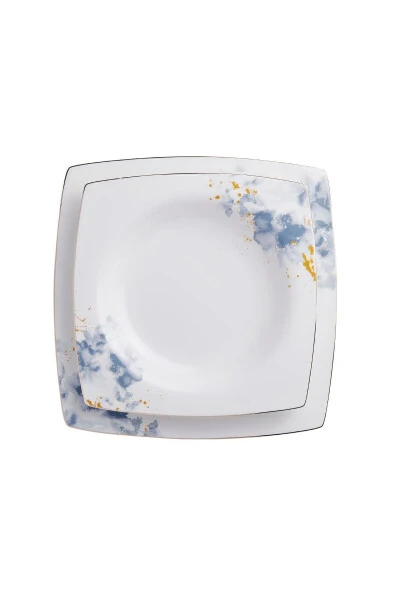 Bone Selection 60 Piece Square Dinner Set - 6