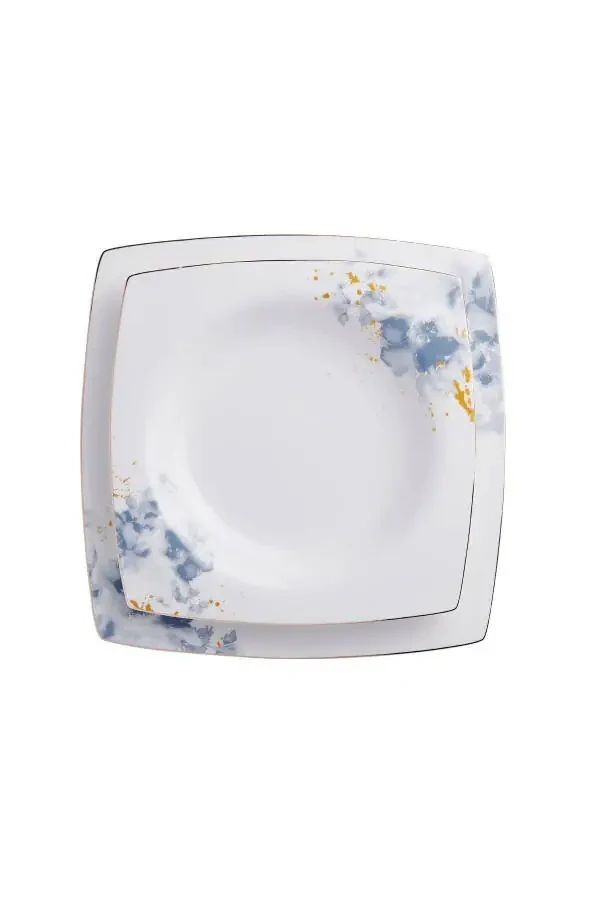 Bone Selection 60 Piece Square Dinner Set - 6