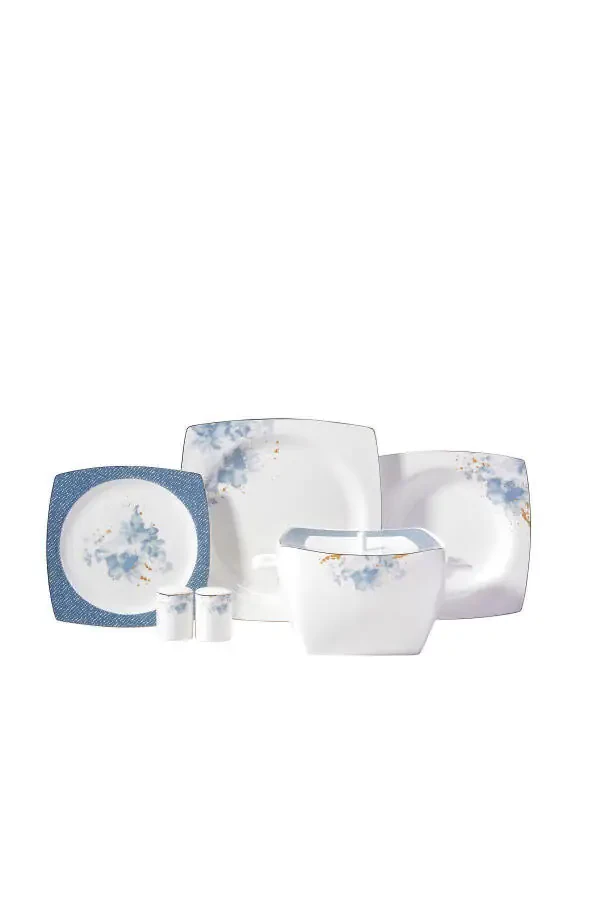Bone Selection 60 Piece Square Dinner Set - 1