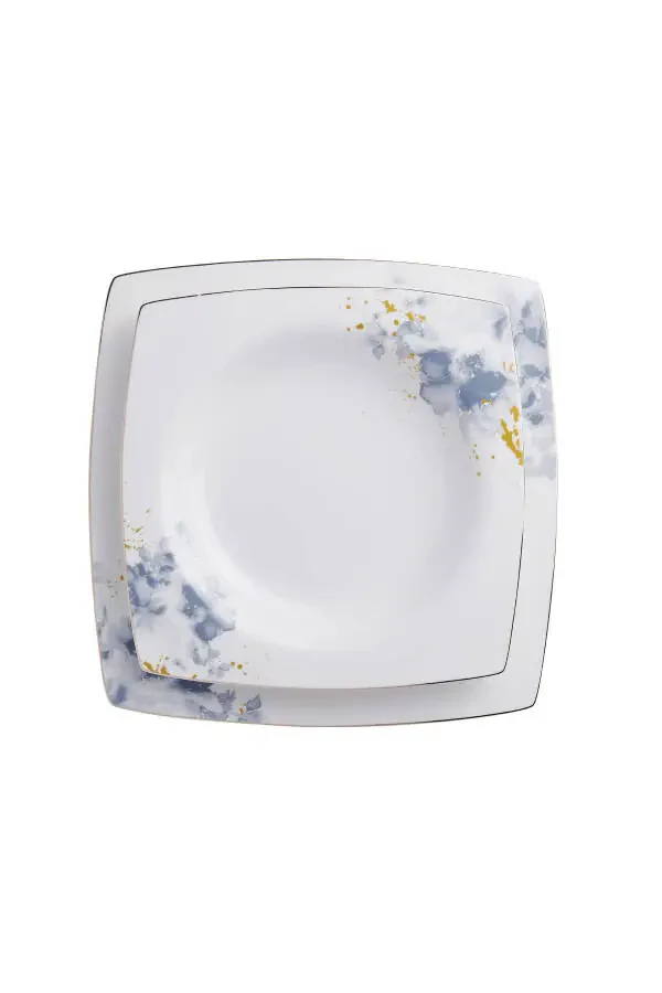 Bone Selection 60 Piece Square Dinner Set - 10