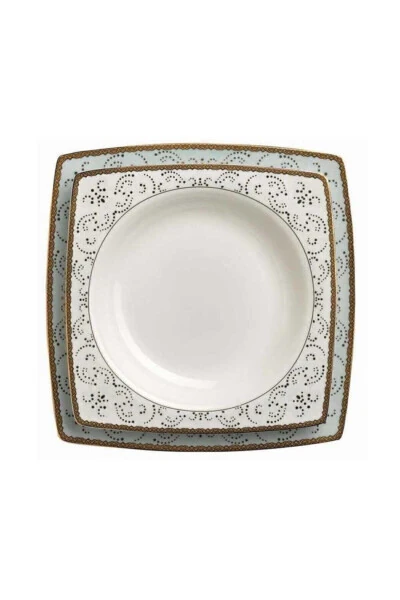 Bone Selection 60 Piece Square Dinner Set A8426 - 14