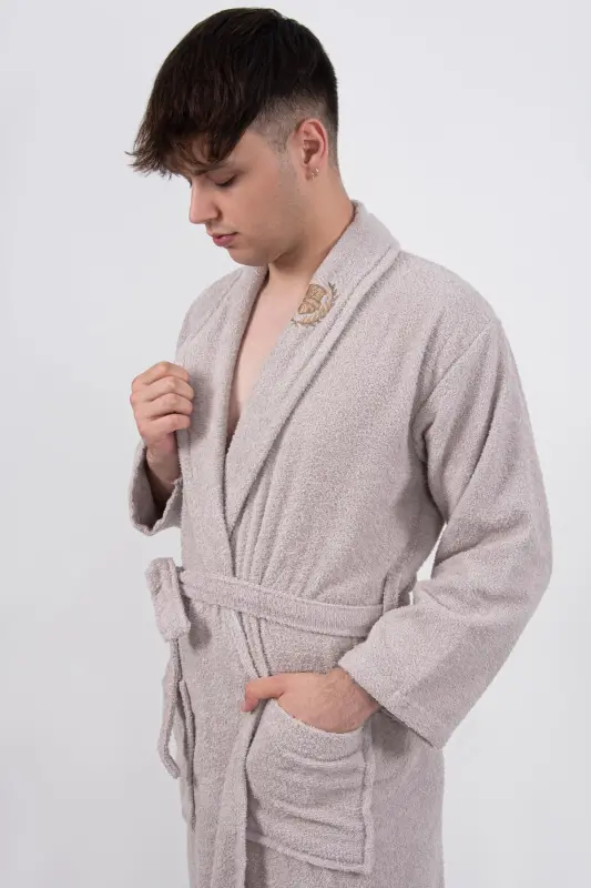 Bonny Cotton Ultrasoft Bathrobe | Embroidered Bathrobe | Hed - 2