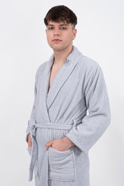 Bonny Cotton Ultrasoft Bathrobe | Embroidered Bathrobe | Hed - 4