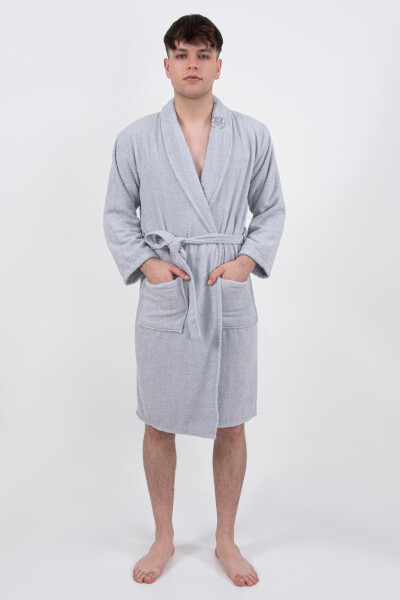 Bonny Cotton Ultrasoft Bathrobe | Embroidered Bathrobe | Hed - 5