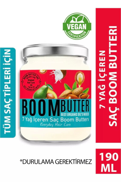 Boom Butter Hair Care Oil 190 Ml - 1