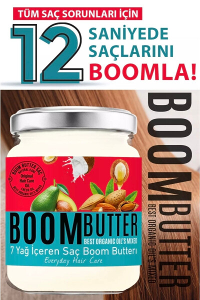 Boom Butter Saç Bakım Yağı 190 Ml - 3