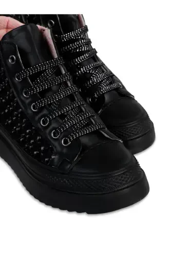 Boots Girls' Boot Black - 7