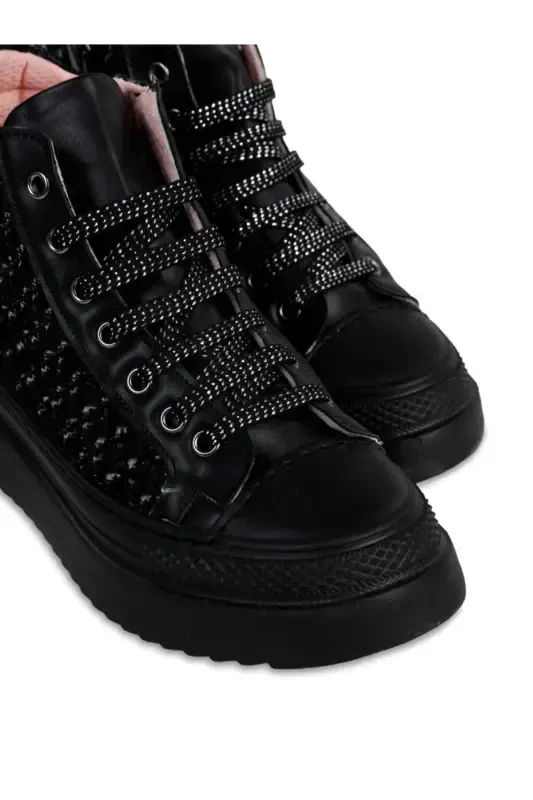 Boots Girls' Boot Black - 7