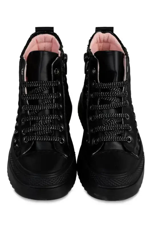 Boots Girls' Boot Black - 8