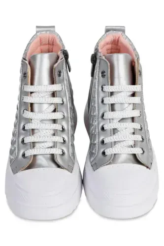 Boots Girls' Boots Size 31-35 Silver - 3