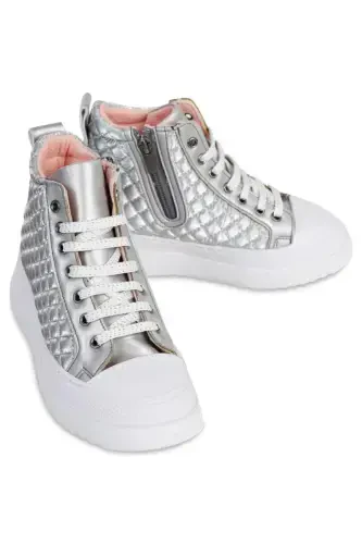 Boots Qiz Bola Bot 31-35 Razmer Kumush - 5