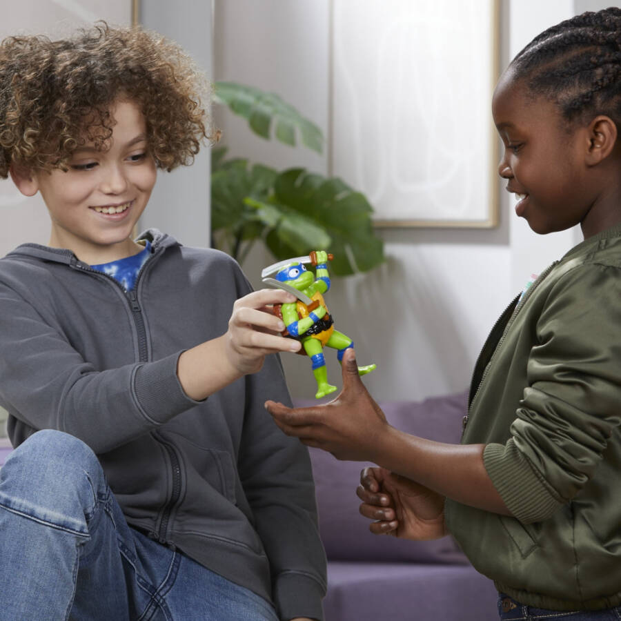 Bop It! Teenage Mutant Ninja Turtles Leonardo Edition Game, 1 or More Players, Ages 8+ - 5