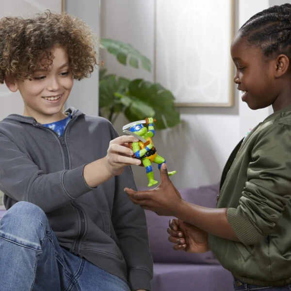 Bop It! Teenage Mutant Ninja Turtles Leonardo Edition O'yin, 1 yoki undan ortiq o'yinchi, 8+ yosh - 5