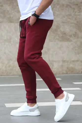 Bordo Basic Eşofman 4210 - Bordo - 4