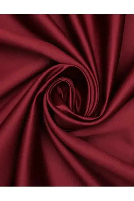 Bordo Blackout Qoraytma Pardasi Enxboy Tanlovli Quyoshdan Saqlovchi 100% Yorug'lik O'tkazmaydigan Fon Pardasi-BORDO - 2