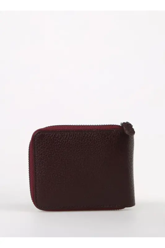 Bordo Erkek 11x8x1 cm. Deri Kartlık Frk 329 - Bordo - 3