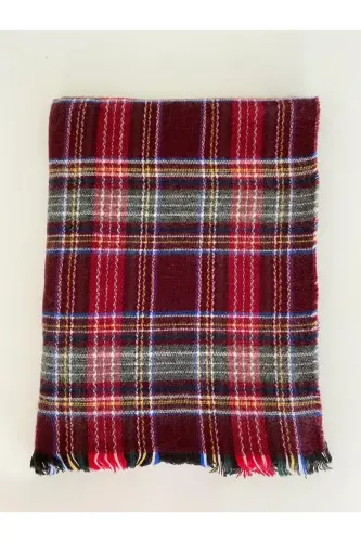 Bordo Iskoç Atkı - Bordo - MAKRO OPTIK (1)